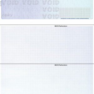 BT-615BG Top Check – Blue to Green (3 perforations w/blue shaded stub)