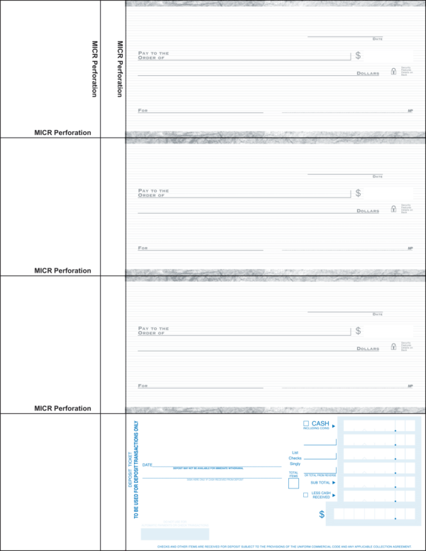 BT3109 – Gray Personal Check 3&1 – Royal