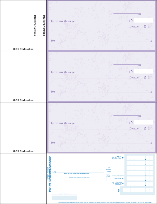BT3112 – Purple Personal Check 3&1 – Roman