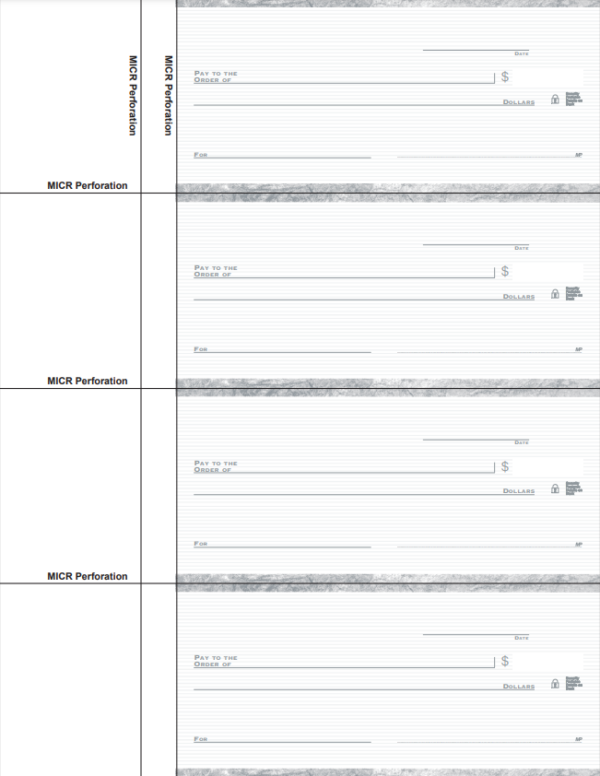 BT4009 – Gray Personal Check – Royal