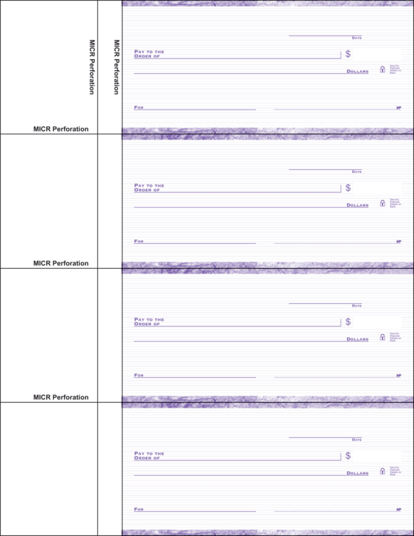 BT4011 – Purple Personal Check – Royal